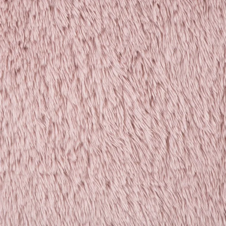 Vloerkleed fluffy ovaal - roze - 120x180 cm
