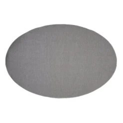 Vloerkleed fluffy ovaal - wit - 120x180 cm