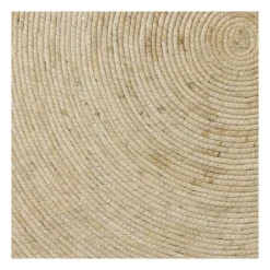 Vloerkleed riet - naturel - ø150 cm
