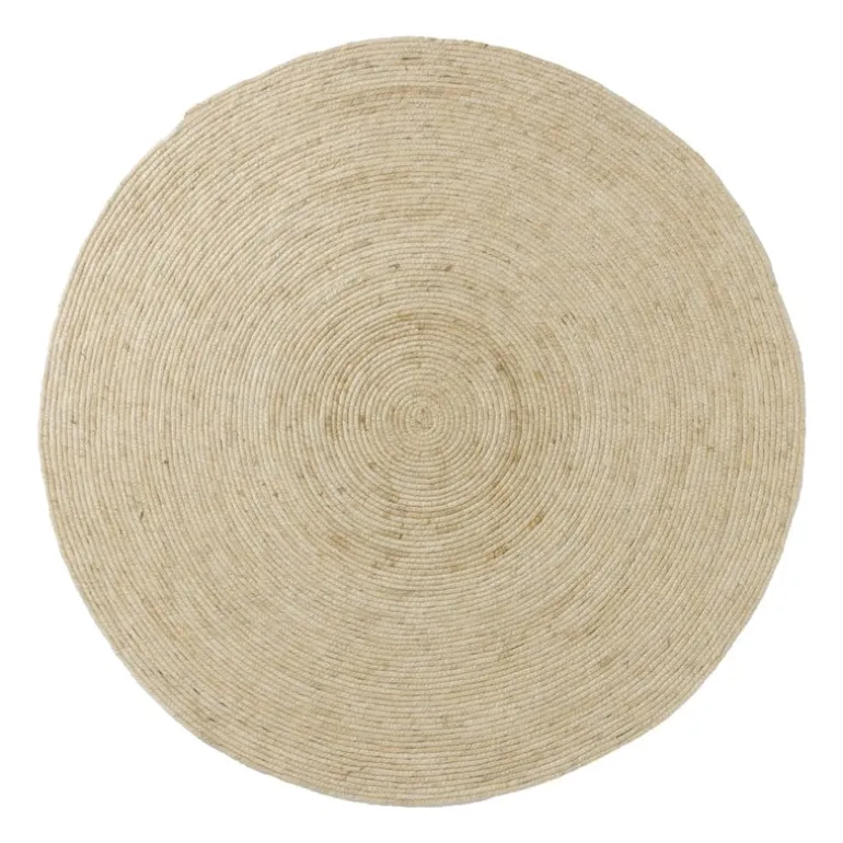 Vloerkleed riet - naturel - ø120 cm