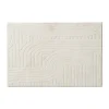 Vloerkleed wave - wit - 60x90 cm