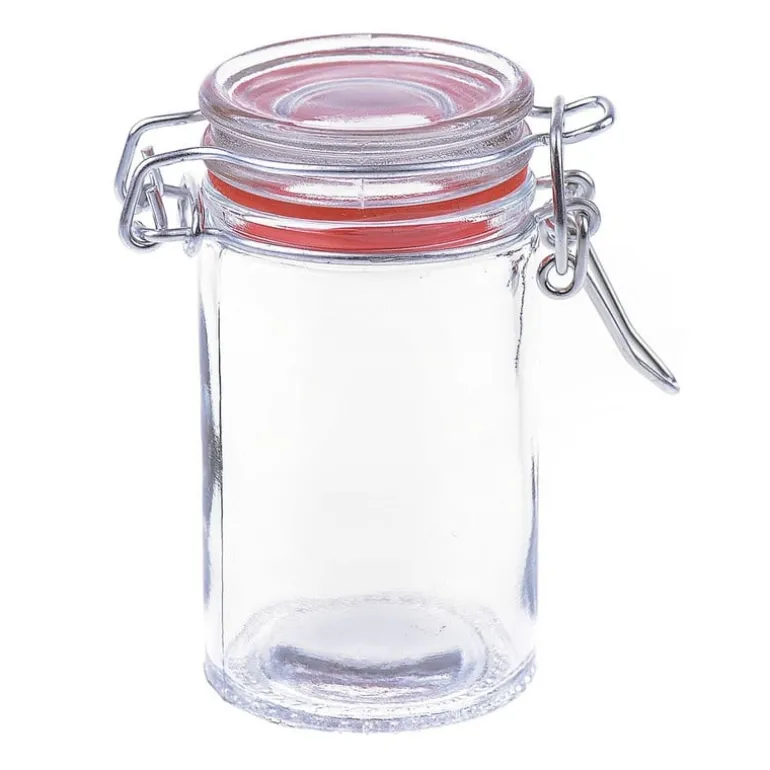 Voorraadpot klemdeksel mini cilinder