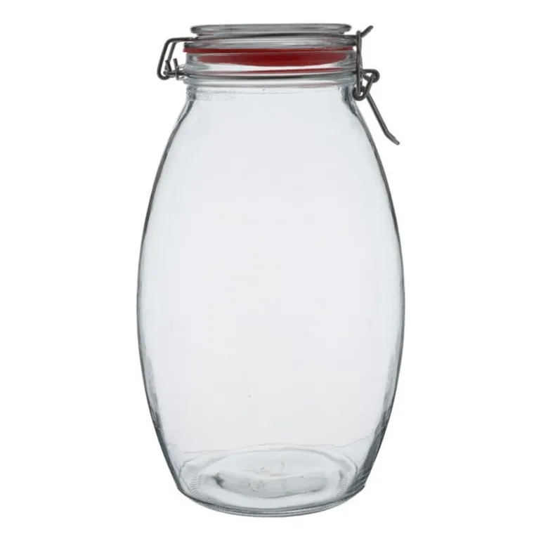 Voorraadpot klemdeksel rond - 1.5 liter