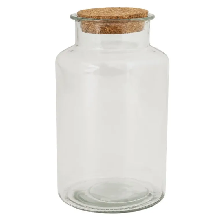 Voorraadpot met kurk deksel - 2.1 L