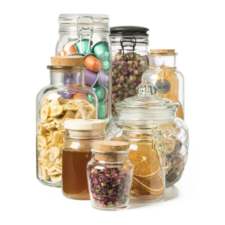 Voorraadpot met kurk deksel - 140 ml