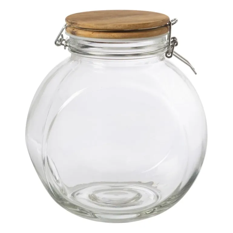 Voorraadpot paulowina hout - 2 liter