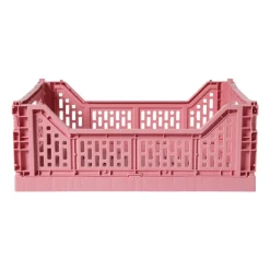 Vouwkrat groot - roze - 14.5x40x30 cm