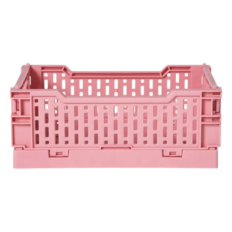 Vouwkrat klein - roze - 6x15x10 cm