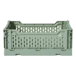 Vouwkrat middel - groen - 10.5x27x17 cm
