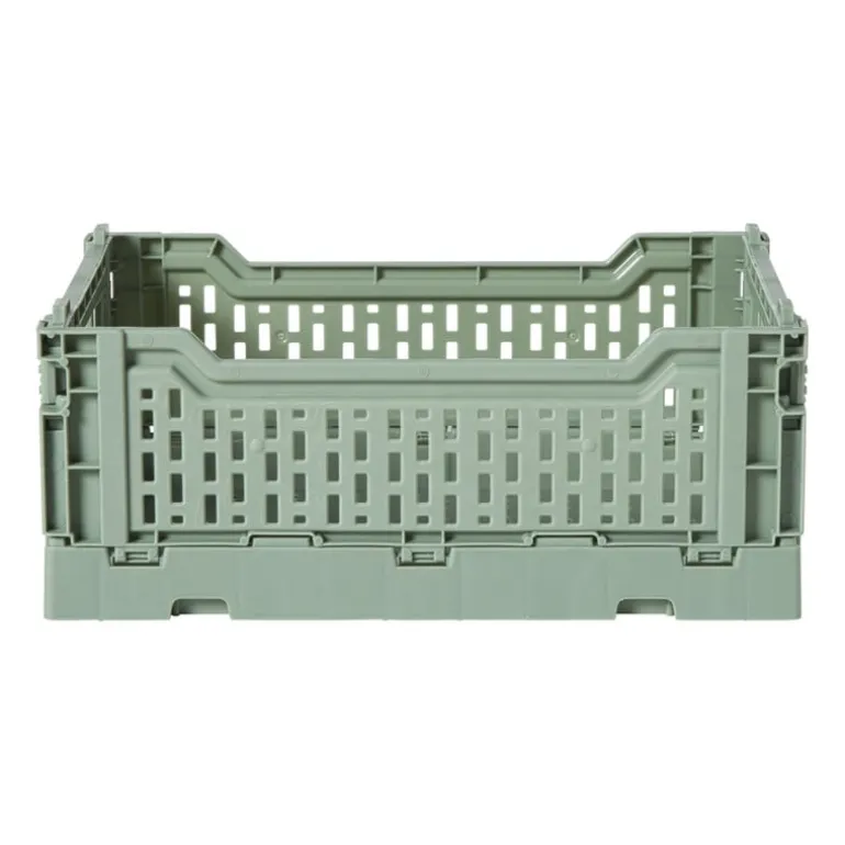 Vouwkrat middel - groen - 10.5x27x17 cm