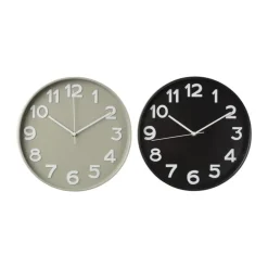 Wandklok basics - zwart - Ćø30x4 cm
