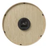 Wandklok hout look - bruin - ø41 cm
