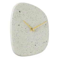 Wandklok Terrazzo - organisch - 22.5x20.5x4 cm