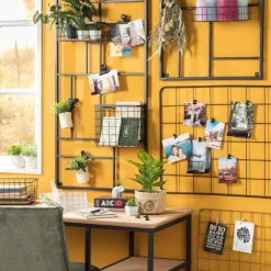 Wandrek XXL met clips - 55x150 cm - zwart