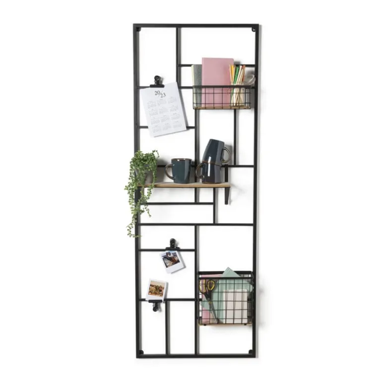 Wandrek XXL met clips - 55x150 cm - zwart