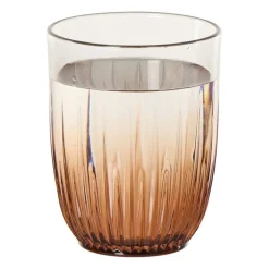 Waterglas halo - bruin - 350 ml
