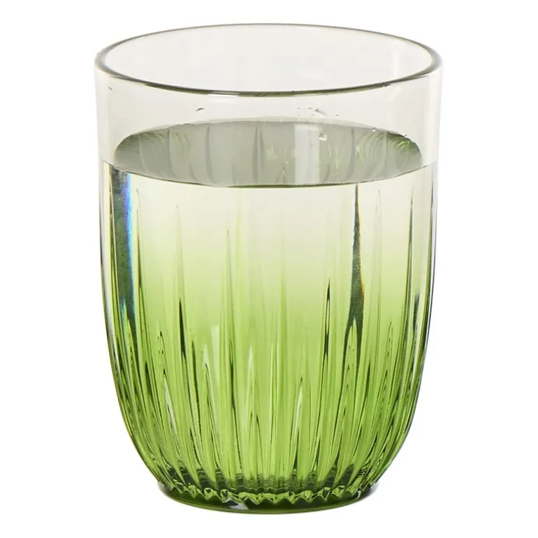 Waterglas halo - groen - 350 ml