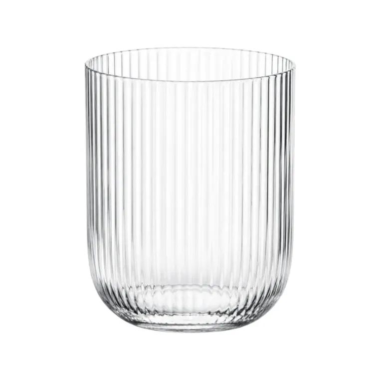 Waterglas ribbel - glas - 300 ml