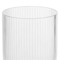Waterglas ribbel - glas - 300 ml