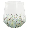 Waterglas stippen - transparant - 450 ml