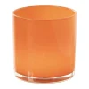 Waxinelichthouder - rood - ø10x10 cm
