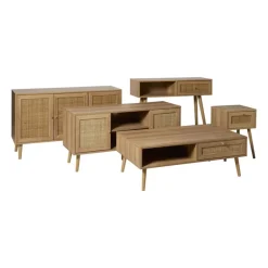 Webbing dressoir Batavia - bruin - 70x120x39 cm