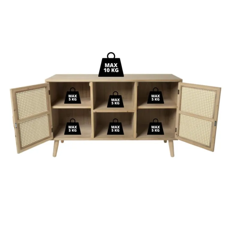 Webbing Java dressoir - 75x120x39.5 cm