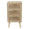 Webbing Java kast met 3 laden - 73x40x31 cm