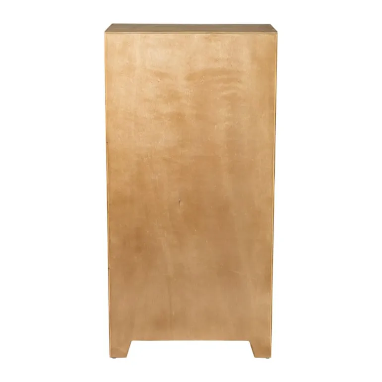 Webbing kast Bandung hoog - bruin - 140x70x40 cm