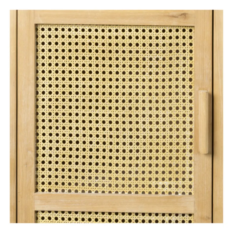 Webbing kast smal Bandung - naturel - 160.5x45x40.5 cm