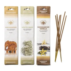 Wierooksticks Green Tree - white sage - 15 stokjes