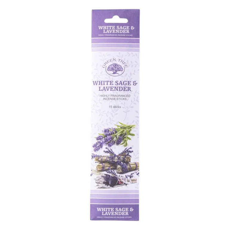 Wierooksticks white sage & lavendel - 15 stokjes