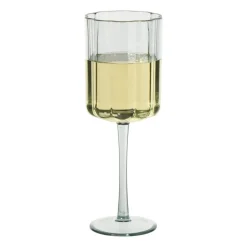 Wijnglas geschulpt - groen - 370 ml
