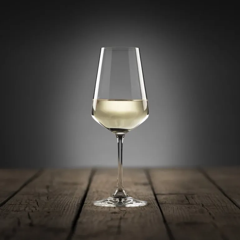 Wijnglas kristal - set van 4 - 350 ml