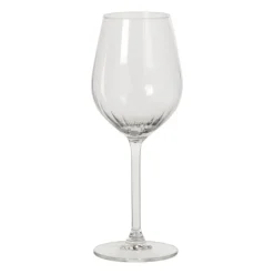 Wijnglas plisse klein - transparant - 380 ml