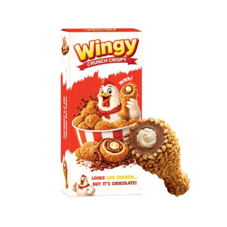 Wingy crunch crispy chicken - chocolade - 45 gram