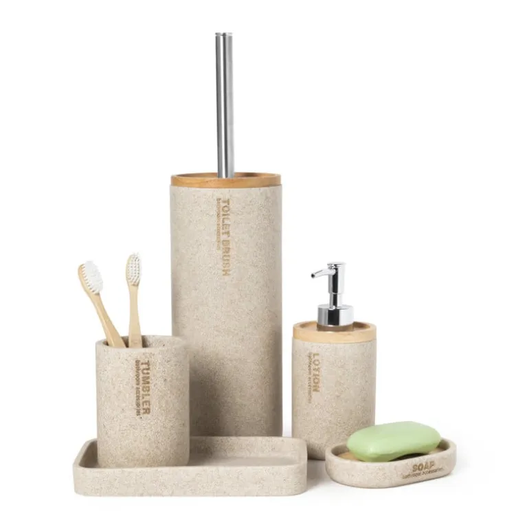 Zeepbakje sand - beige - 12.9x8.4x2.5 cm