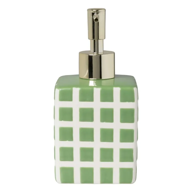Zeeppompje blokjes - groen/wit - 15.8x7x7 cm