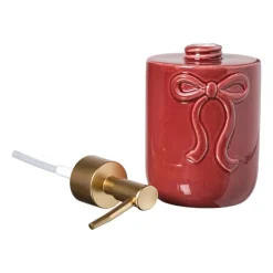 Zeeppompje strik - bordeauxrood - ø7.3x15.8 cm
