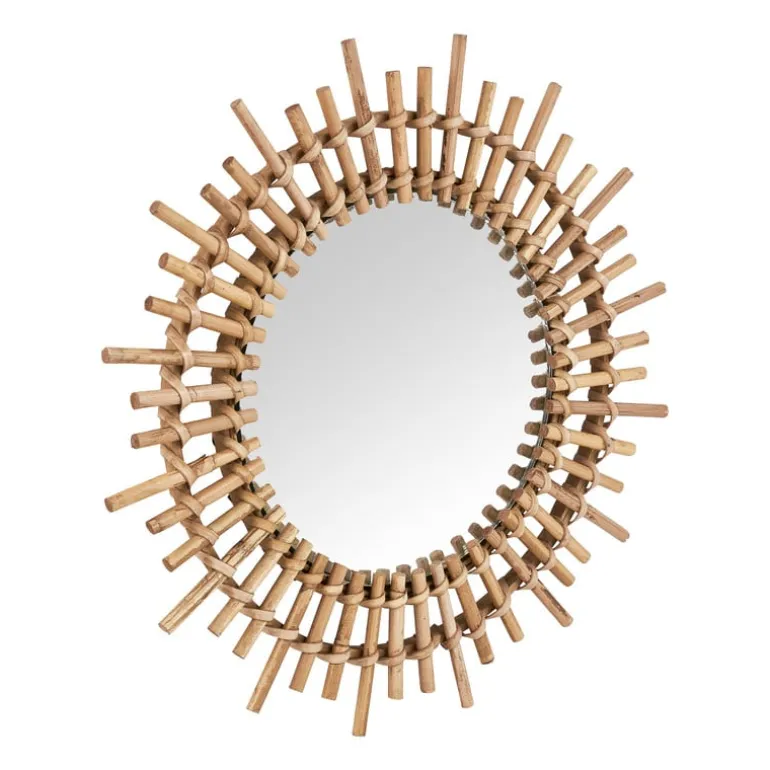 Zonnespiegel bamboe - ⌀29 cm