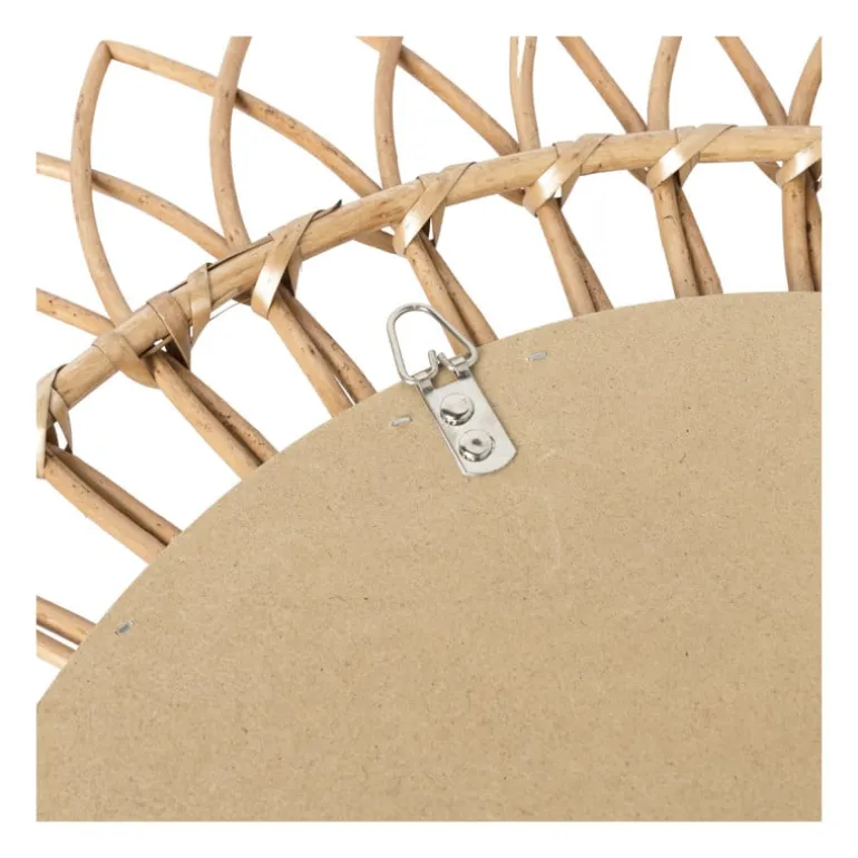 Zonnespiegel rotan - ø76 cm