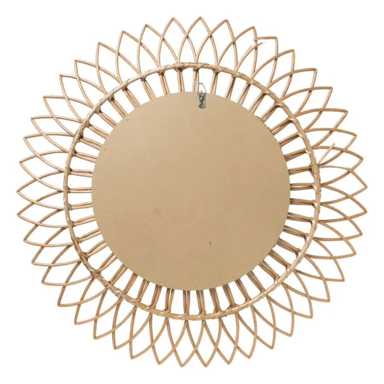 Zonnespiegel rotan - ø76 cm