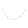 Zoutsteen lichtslinger - beige - 165 cm