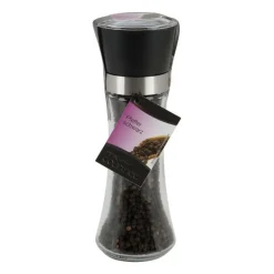 Zwarte peper met molen